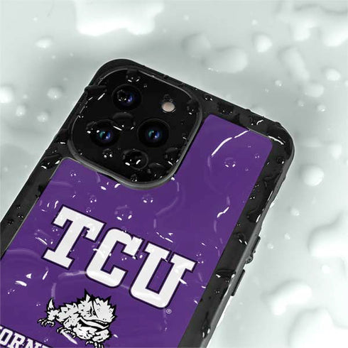 Texas Christian University Mascot iPhone 14 Pro Max Waterproof Case