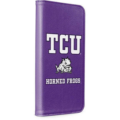 Texas Christian University Mascot iPhone 15 Plus Folio Case