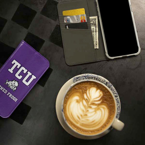 Texas Christian University Mascot iPhone 15 Plus Folio Case