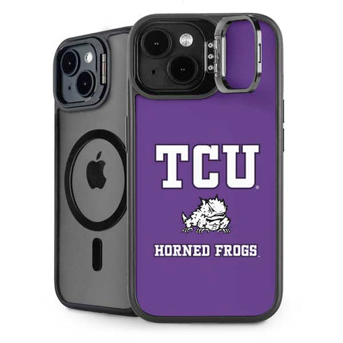 Texas Christian University Mascot iPhone 15 Plus Kickstand Case