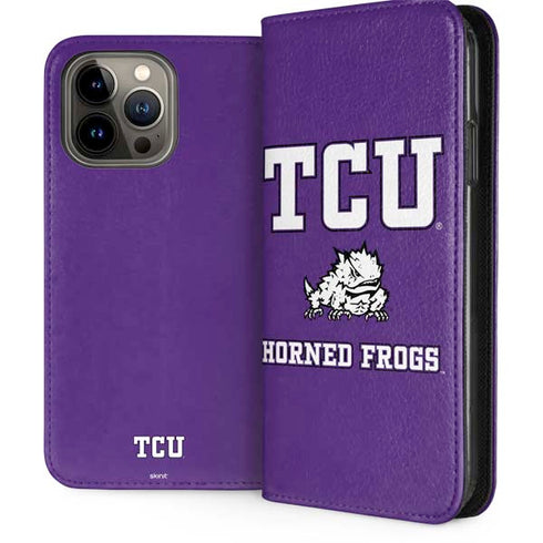 Texas Christian University Mascot iPhone 15 Pro Max Folio Case