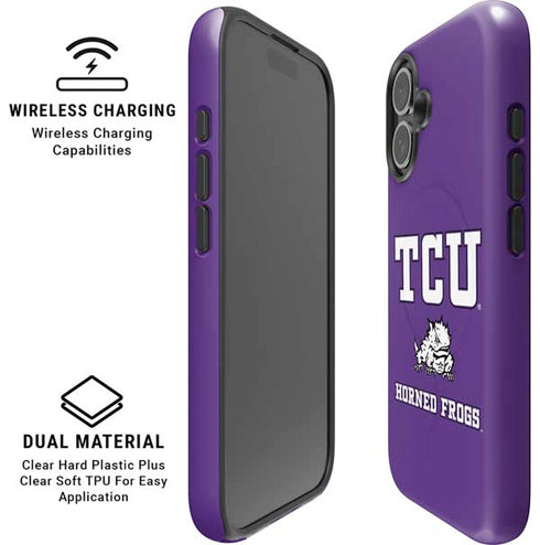 Texas Christian University Mascot iPhone 16 Magsafe Impact Case