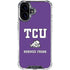 Texas Christian University Mascot iPhone 16 Plus Clear Case