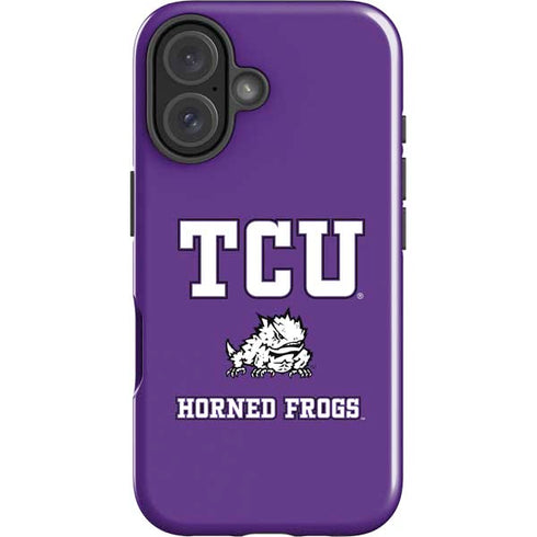 Texas Christian University Mascot iPhone 16 Plus Impact Case