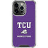 Texas Christian University Mascot iPhone 16 Pro Clear Case