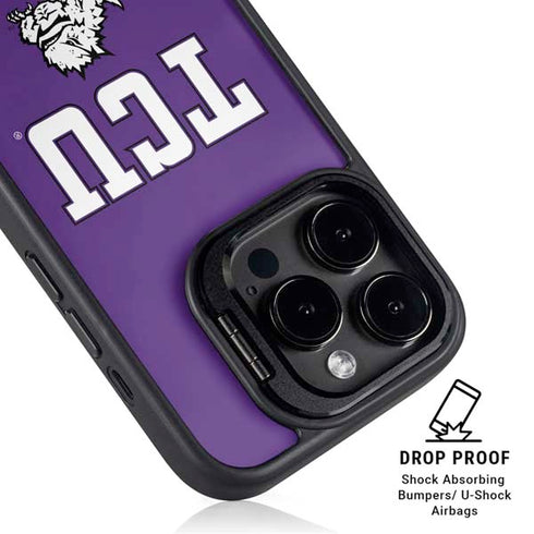 Texas Christian University Mascot iPhone 16 Pro Kickstand Case