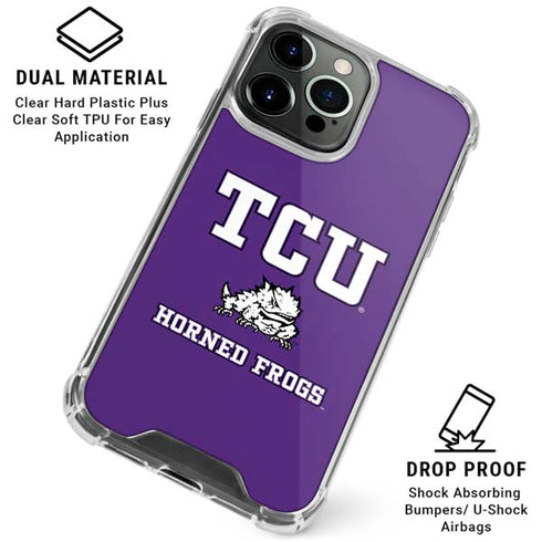 Texas Christian University Mascot iPhone 16 Pro Max Clear Case