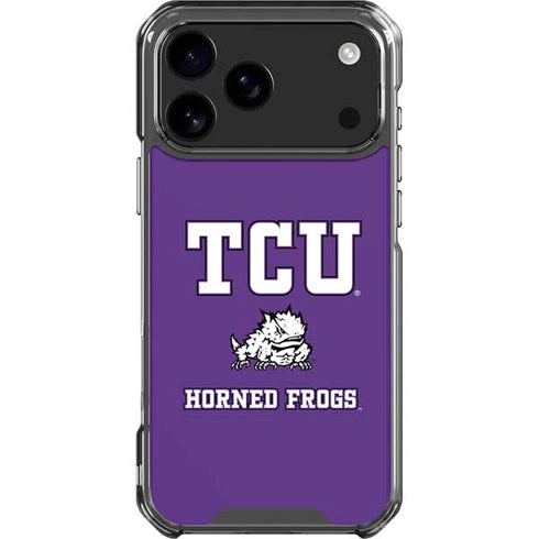 Texas Christian University Mascot iPhone 18 Pro Max Clear Case