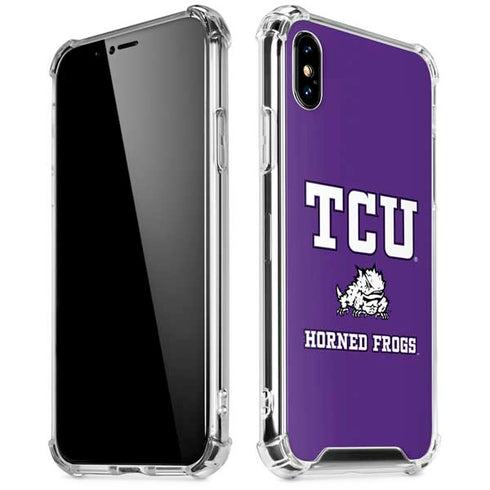 Texas Christian University Mascot iPhone X/XS Clear Case