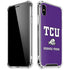 Texas Christian University Mascot iPhone X/XS Clear Case