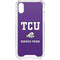 Texas Christian University Mascot iPhone XS Clear Case