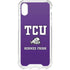 Texas Christian University Mascot iPhone XS Clear Case