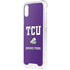 Texas Christian University Mascot iPhone XS Clear Case