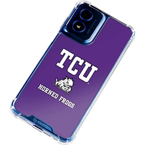 Texas Christian University Mascot Moto G 5G (2024) Clear Case