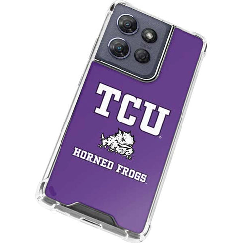 Texas Christian University Mascot Moto G Play 5G (2025) Clear Case