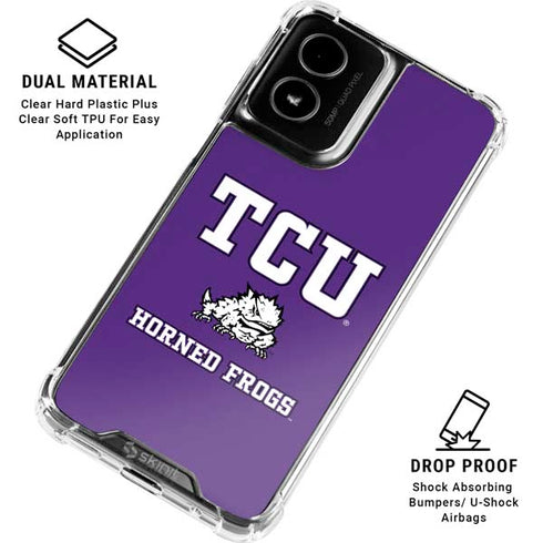 Texas Christian University Mascot Moto G Power 5G (2024) Clear Case