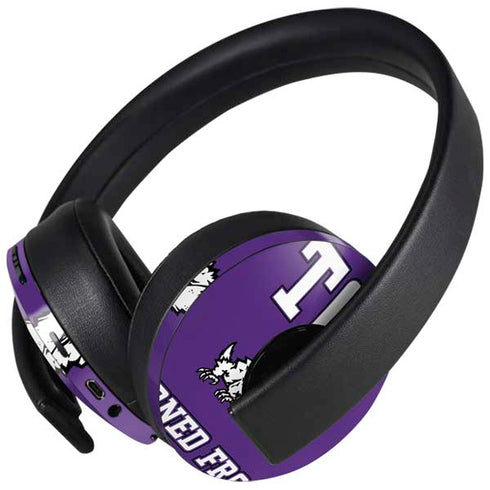 Texas Christian University Mascot PlayStation 4 Gold Wireless Headset Skin