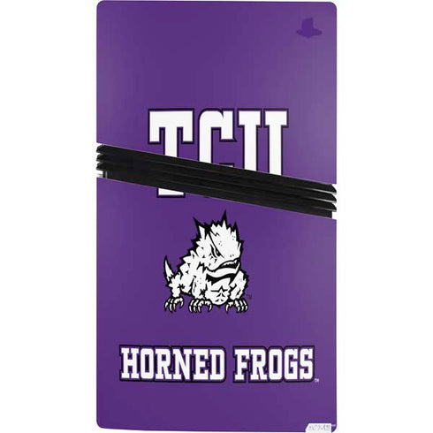 Texas Christian University Mascot PS5 Pro Bundle Skin