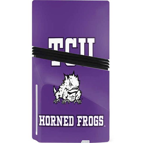 Texas Christian University Mascot PS5 Pro Disk Bundle Skin