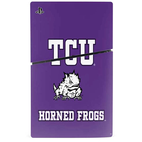 Texas Christian University Mascot PS5 Slim Digital Edition Console Skin