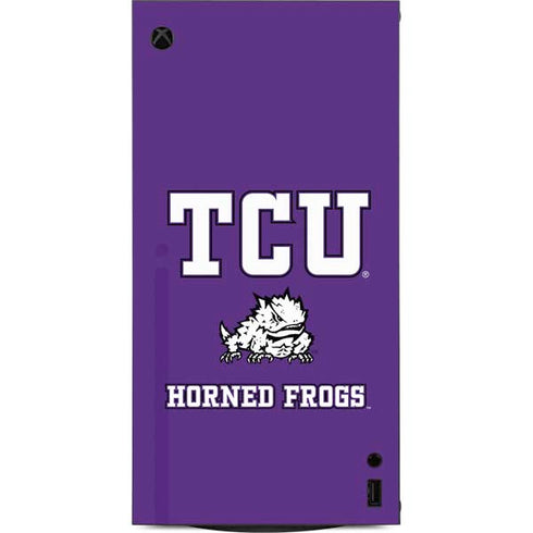 Texas Christian University Mascot XBox Series X Digital Edition Console Skin