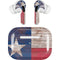 Texas Flag Dark Wood AirPods Skins