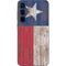 Texas Flag Dark Wood Galaxy A55 5G Skin