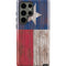 Texas Flag Dark Wood Galaxy S23 Ultra Pro Case