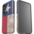 Texas Flag Dark Wood Galaxy S25 Impact Case