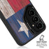 Texas Flag Dark Wood Galaxy S25 Plus Kickstand Case