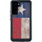 Texas Flag Dark Wood Galaxy S24 Plus Waterproof Case
