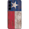 Texas Flag Dark Wood Galaxy S25 Skin
