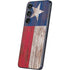 Texas Flag Dark Wood Galaxy S25 Skin