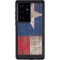 Texas Flag Dark Wood Galaxy S24 Ultra Waterproof Case