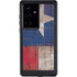 Texas Flag Dark Wood Galaxy S24 Ultra Waterproof Case