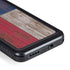 Texas Flag Dark Wood Galaxy S24 Waterproof Case