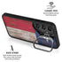 Texas Flag Dark Wood Galaxy S25 FE Kickstand Case