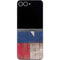 Texas Flag Dark Wood Galaxy Z Flip6 Skin