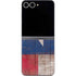 Texas Flag Dark Wood Galaxy Z Flip6 Skin