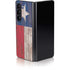 Texas Flag Dark Wood Galaxy Z Fold5 5G Skin