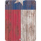 Texas Flag Dark Wood iPad Pro 13in M4 (2024) Skin