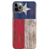 Texas Flag Dark Wood iPhone Cases