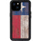Texas Flag Dark Wood iPhone 15 Plus Waterproof Case