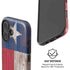 Texas Flag Dark Wood iPhone 16 Magsafe Impact Case