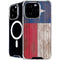 Texas Flag Dark Wood iPhone 16 Pro MagSafe Case