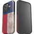 Texas Flag Dark Wood iPhone 16 Pro Max Impact Case