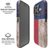 Texas Flag Dark Wood iPhone 16 Pro Max Magsafe Impact Case