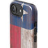 Texas Flag Dark Wood iPhone 16e Impact Case