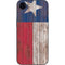 Texas Flag Dark Wood iPhone 16e Skin