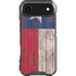 Texas Flag Dark Wood iPhone 17 Air Clear Case